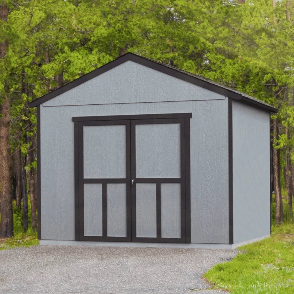 Astoria 12 ft. x 12 ft. Outdoor Wood Storage Shed - Prioka