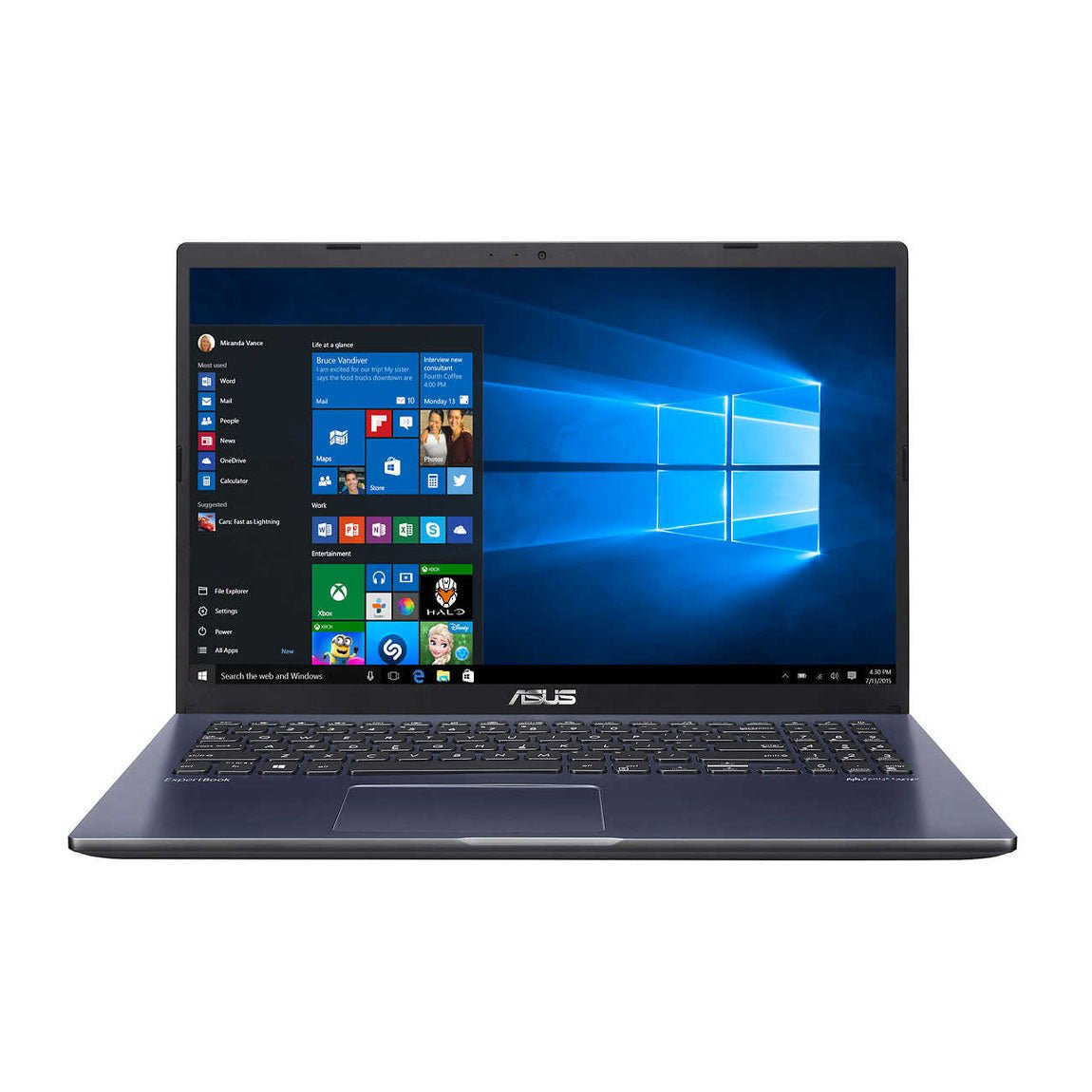 Asus ExpertBook P1 P1510CJA-C71P-CA Intel Core i7-1065G7 - 12GB RAM 512GB SSD Intel Iris Plus - Win 10 Pro (1 Year Warranty) - Prioka