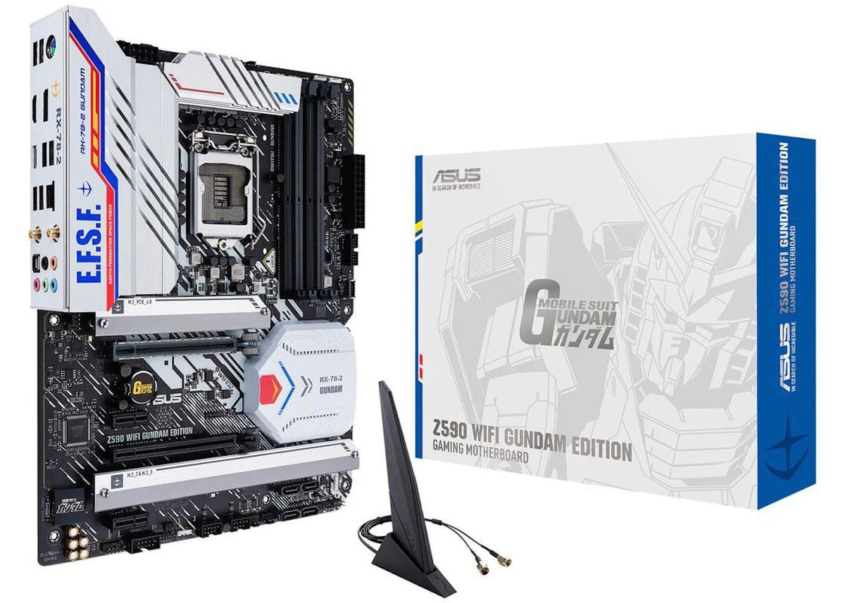 ASUS Z590 WiFi Gundam Edition Lga 1200 Intel Z590 Sata 6g Motherboard (Z590 WiFi Gundam Edition) - Prioka