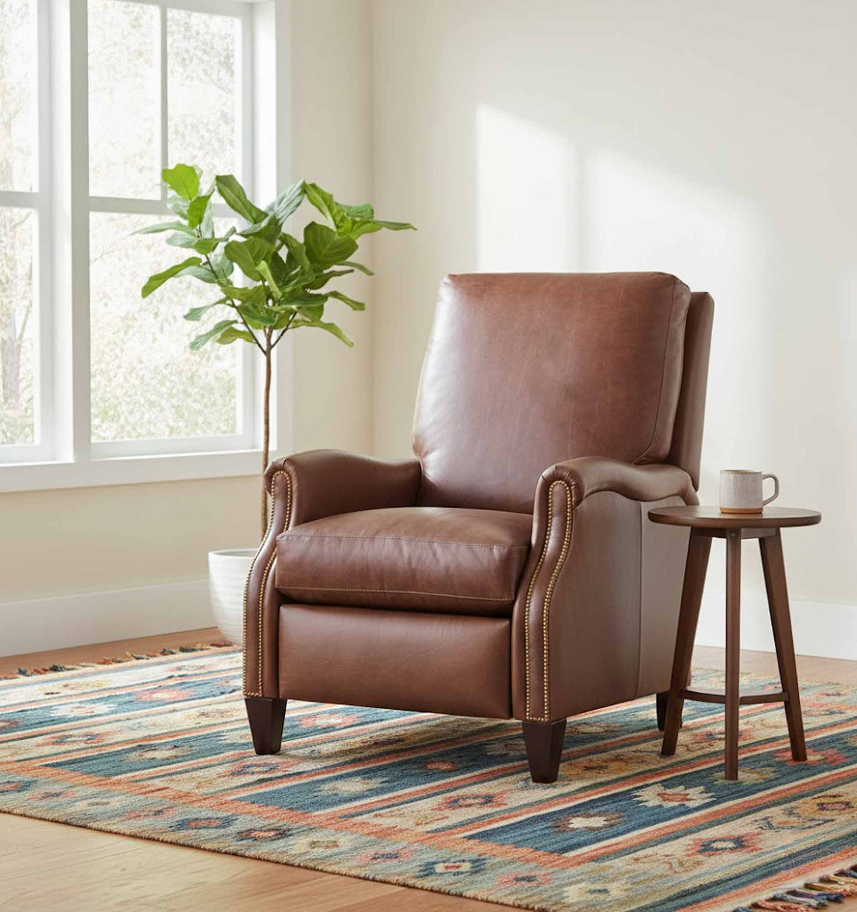 Attison Leather Recliner - Prioka