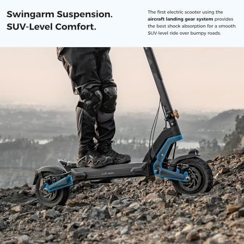 Ausom L2 Max 2000W Dual Motor Electric Scooter for Adults, 56 Miles Max Range Folding Off Road E Scooter, 31 Mph Top Speed,48V 20.8Ah Battery, E-ABS and Dual Disc Brakes, All-Round Lighting System - Prioka