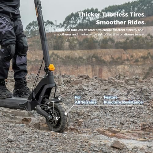 Ausom L2 Max 2000W Dual Motor Electric Scooter for Adults, 56 Miles Max Range Folding Off Road E Scooter, 31 Mph Top Speed,48V 20.8Ah Battery, E-ABS and Dual Disc Brakes, All-Round Lighting System - Prioka