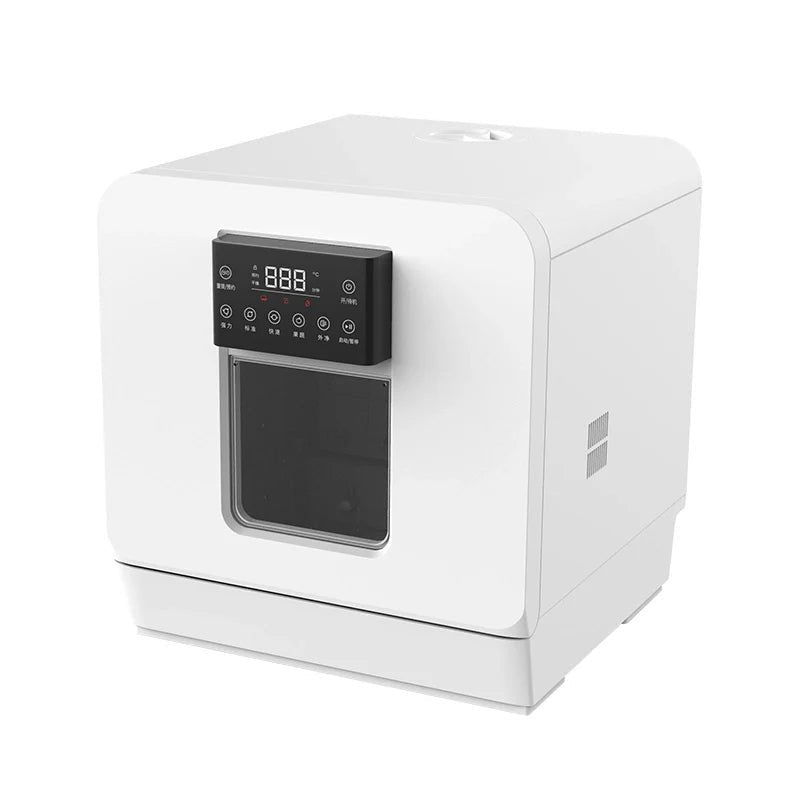 Compact Automatic Table Top Dishwasher – Portable Countertop Kitchen Dishwasher with 4 Place Settings