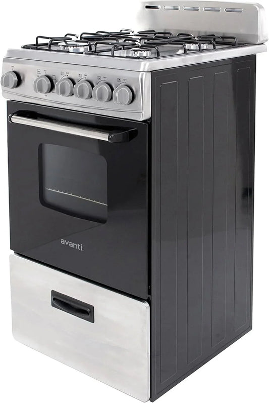 Avanti GR2013CSS 20-Inch Freestanding Gas Range, Stainless Steel - Prioka