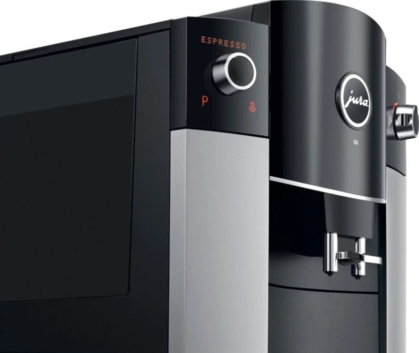 Jura D6 Automatic Coffeemaker and Espresso Machine Platinum