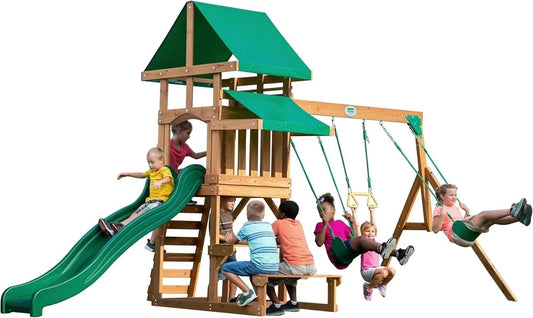 Backyard Discovery Belmont All Cedar Swing Set - Prioka