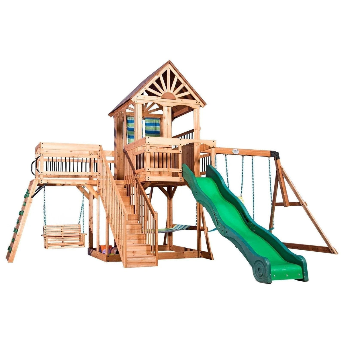 Backyard Discovery Caribbean Cedar Swing Set - Prioka