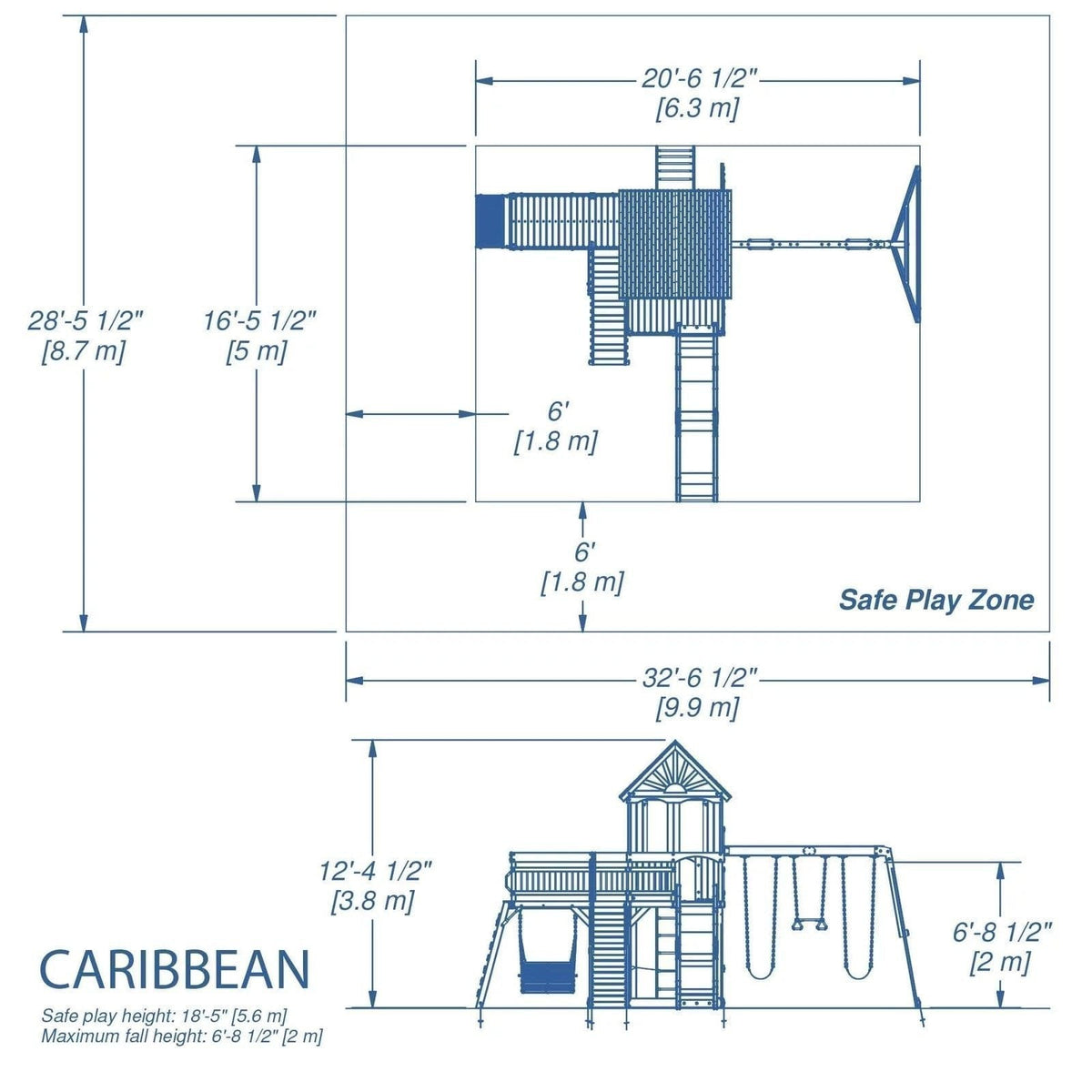 Backyard Discovery Caribbean Cedar Swing Set - Prioka