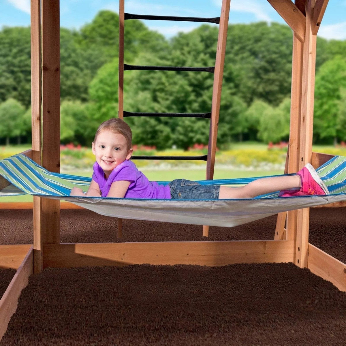 Backyard Discovery Caribbean Cedar Swing Set - Prioka