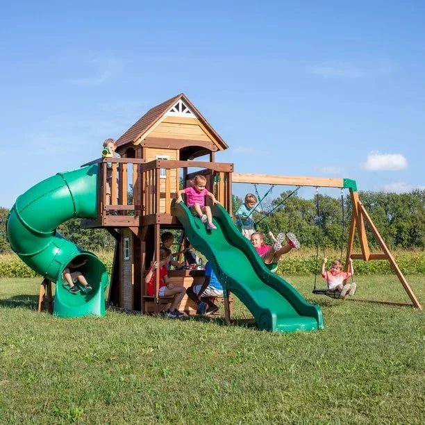 Backyard Discovery Cedar Cove Swing Set - Prioka