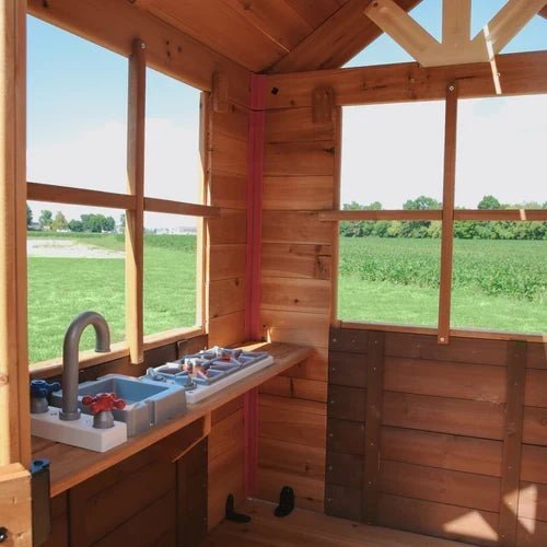 Backyard Discovery Malibu Cedar Swing Set - Prioka