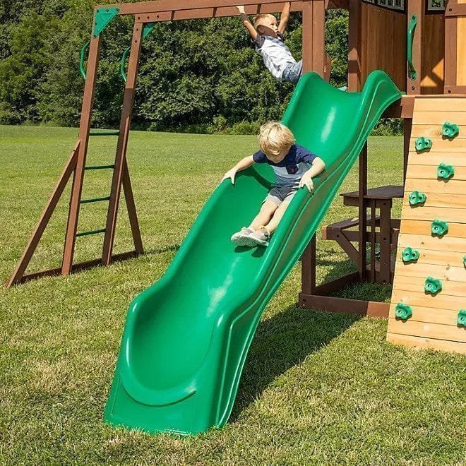 Backyard Discovery Skyfort II Cedar Swing Set/PlaySet - Prioka