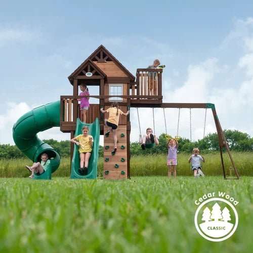 Backyard Discovery Skyfort III Swing Set - Prioka