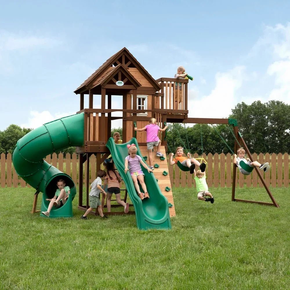 Backyard Discovery Skyfort III Swing Set - Prioka