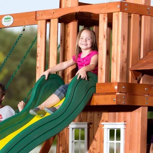 Backyard Discovery Tanglewood Cedar Wood Swing Set - Prioka