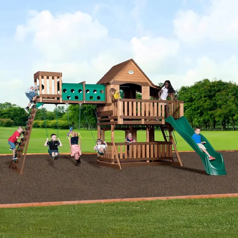 Backyard Discovery Woodridge Elite Cedar Swing Set/Playset - Prioka