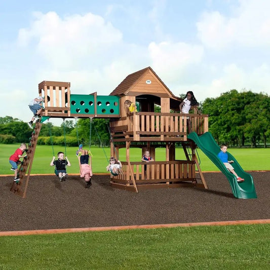 Backyard Discovery Woodridge Elite Cedar Swing Set/Playset - Prioka