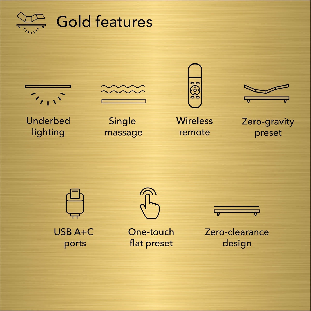 baselogic™ Gold Adjustable Base - Prioka