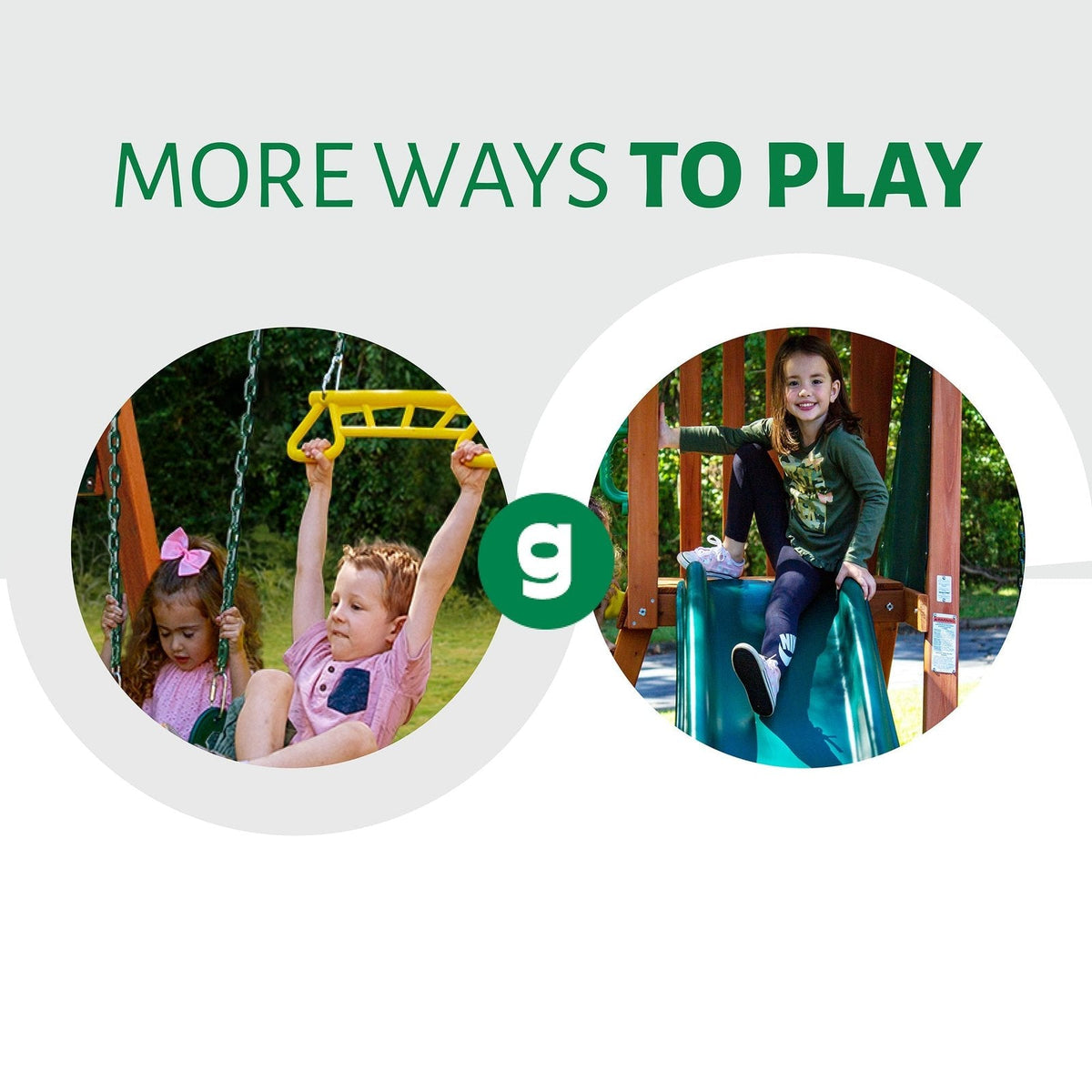 Basic Swing Set with Slide - Prioka