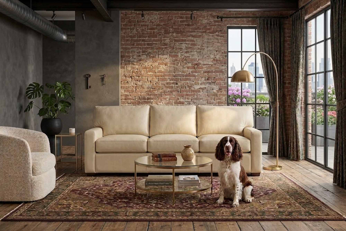Bayview Leather Sofa - Prioka
