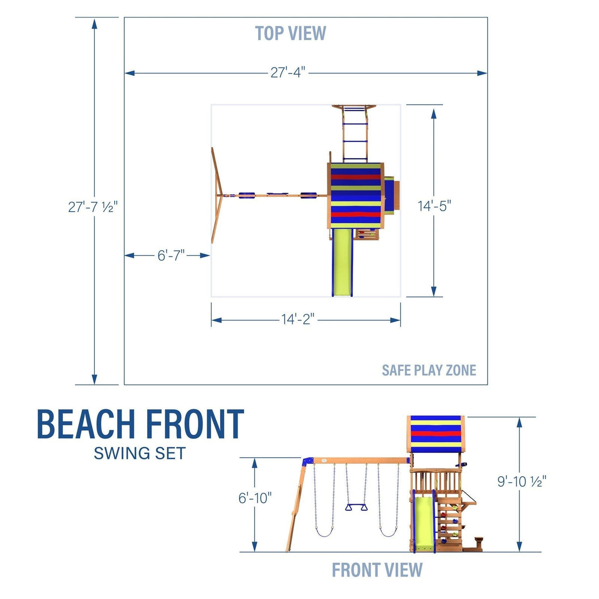 Beach Front Swing Set - Prioka