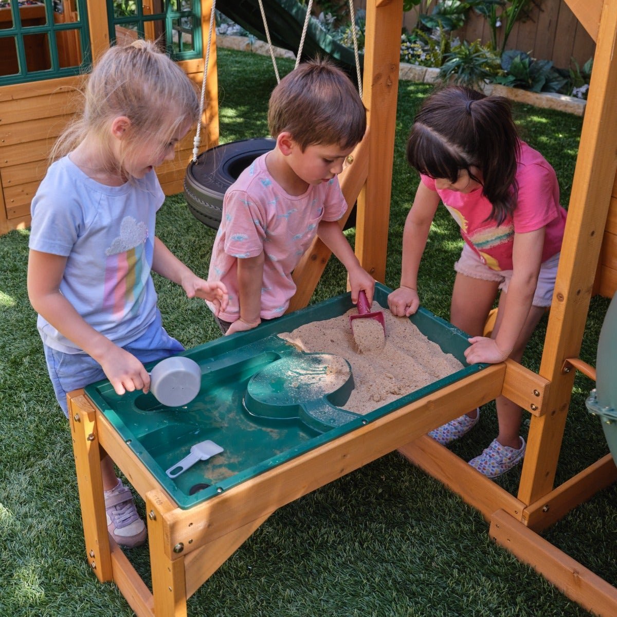 Bear Cave Lodge Swing Set – Installation Available - Prioka
