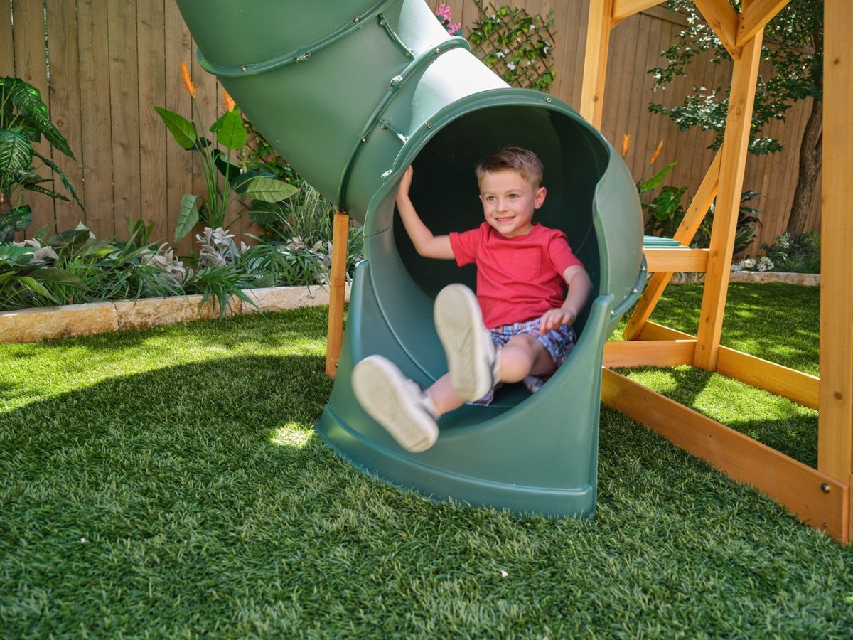 Bear Cave Lodge Swing Set – Installation Available - Prioka