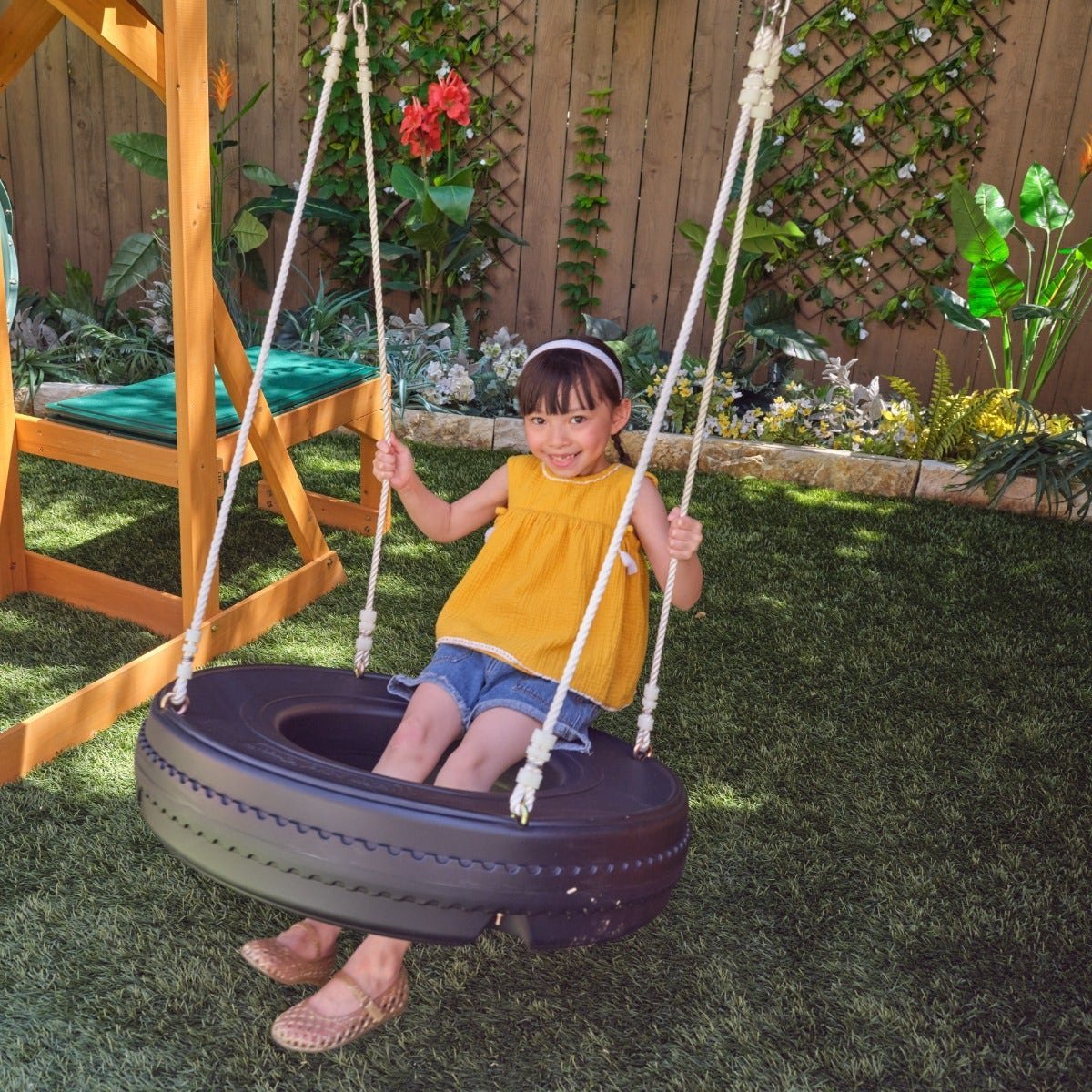 Bear Cave Lodge Swing Set – Installation Available - Prioka