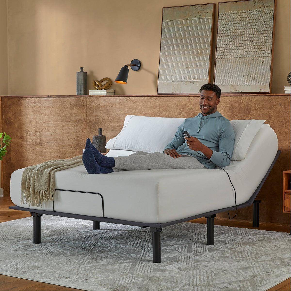 Beautyrest baselogic™ Bronze Head-Only Adjustable Base - Prioka