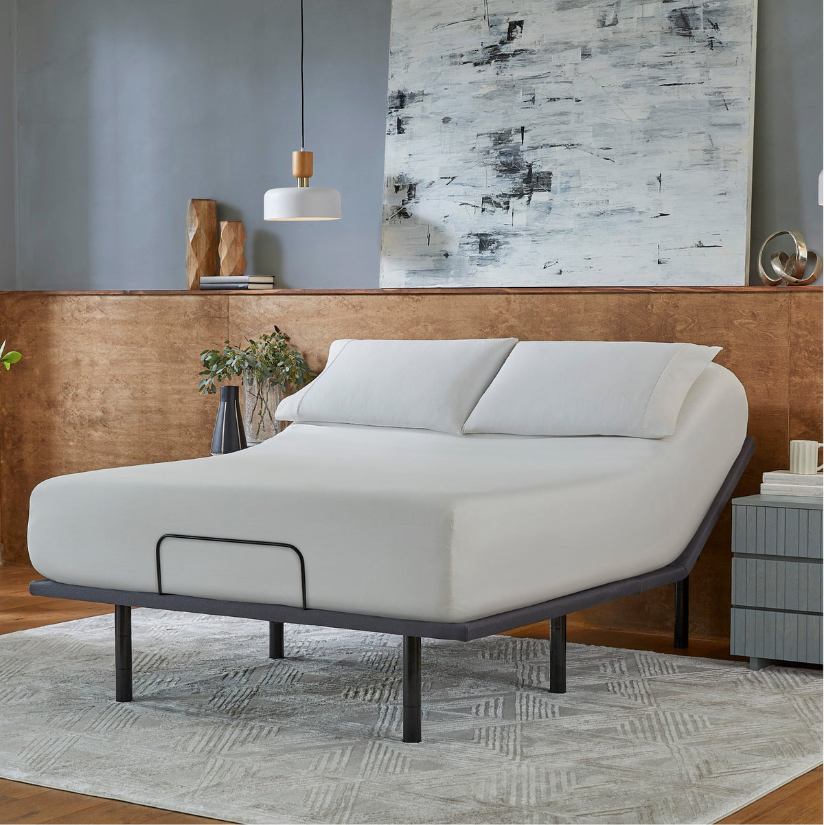 Beautyrest baselogic™ Silver Adjustable Base – Head & Foot Lift - Prioka