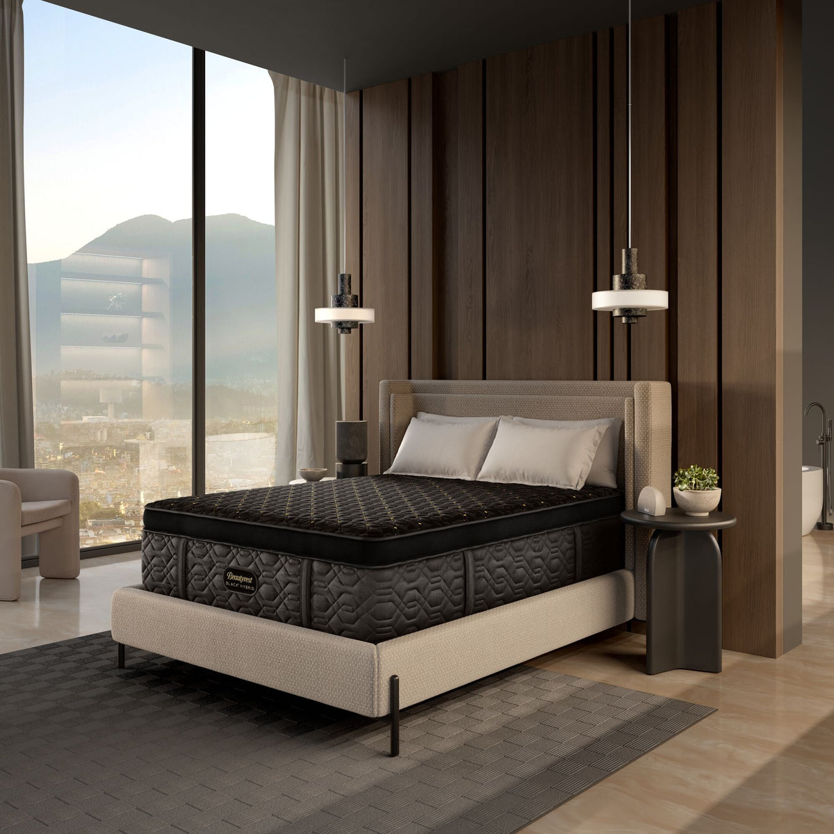 Beautyrest Black® Hybrid Series Four Plush Apex Top Mattress - Prioka