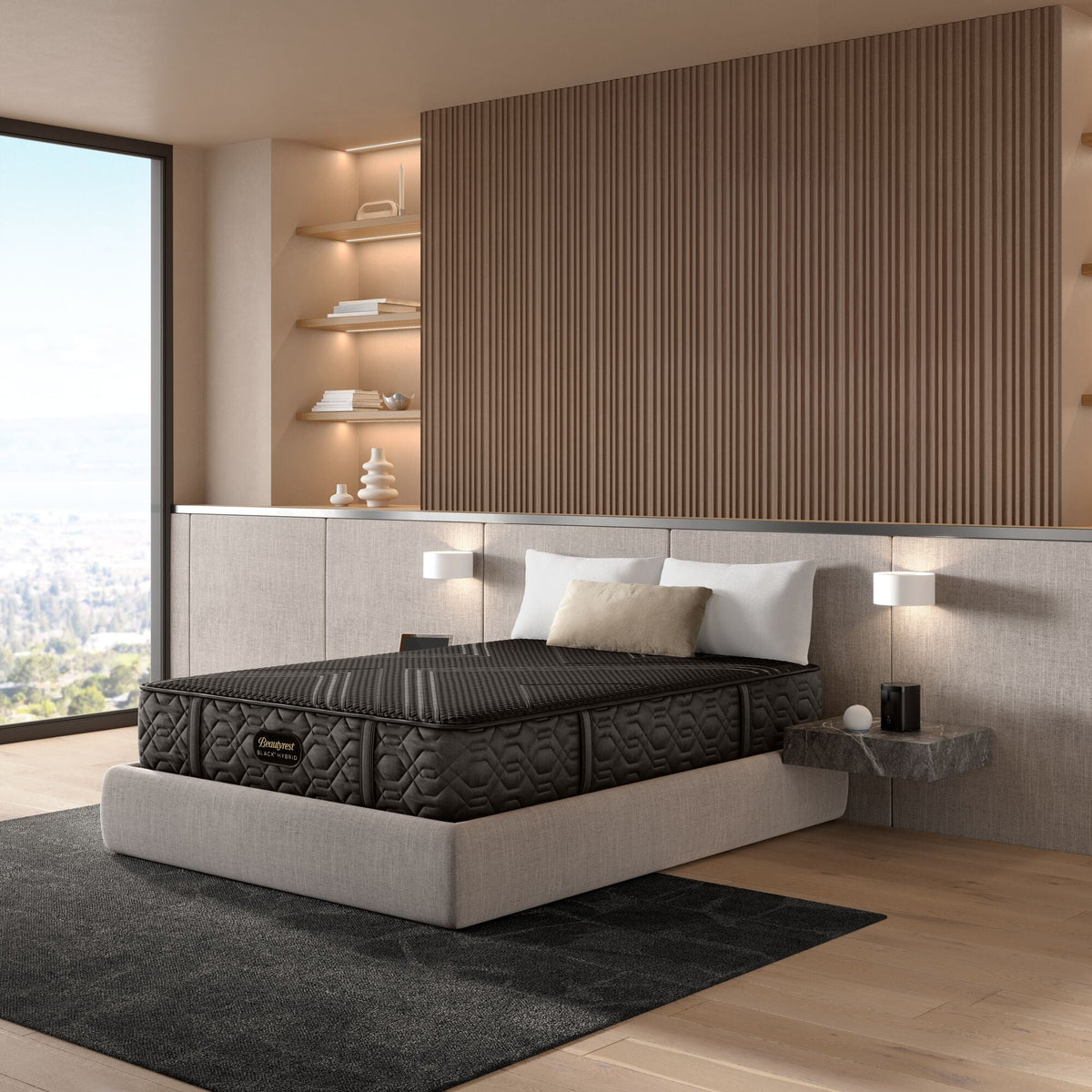 Beautyrest Black® Hybrid Series One Firm Mattress - Prioka