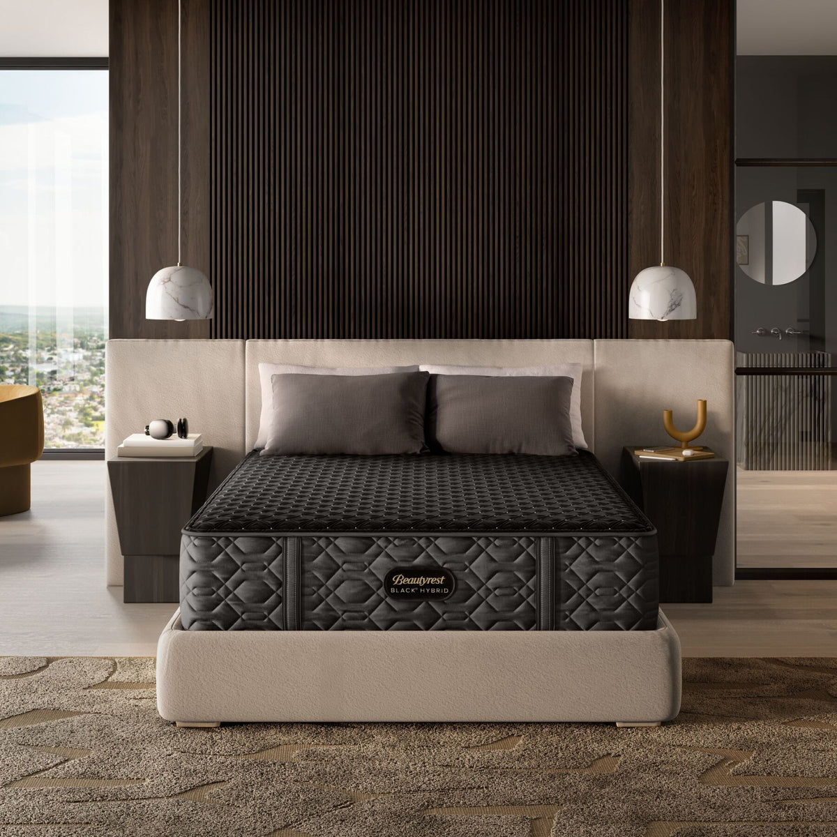 Beautyrest Black® Hybrid Series Three Firm Mattress - Prioka