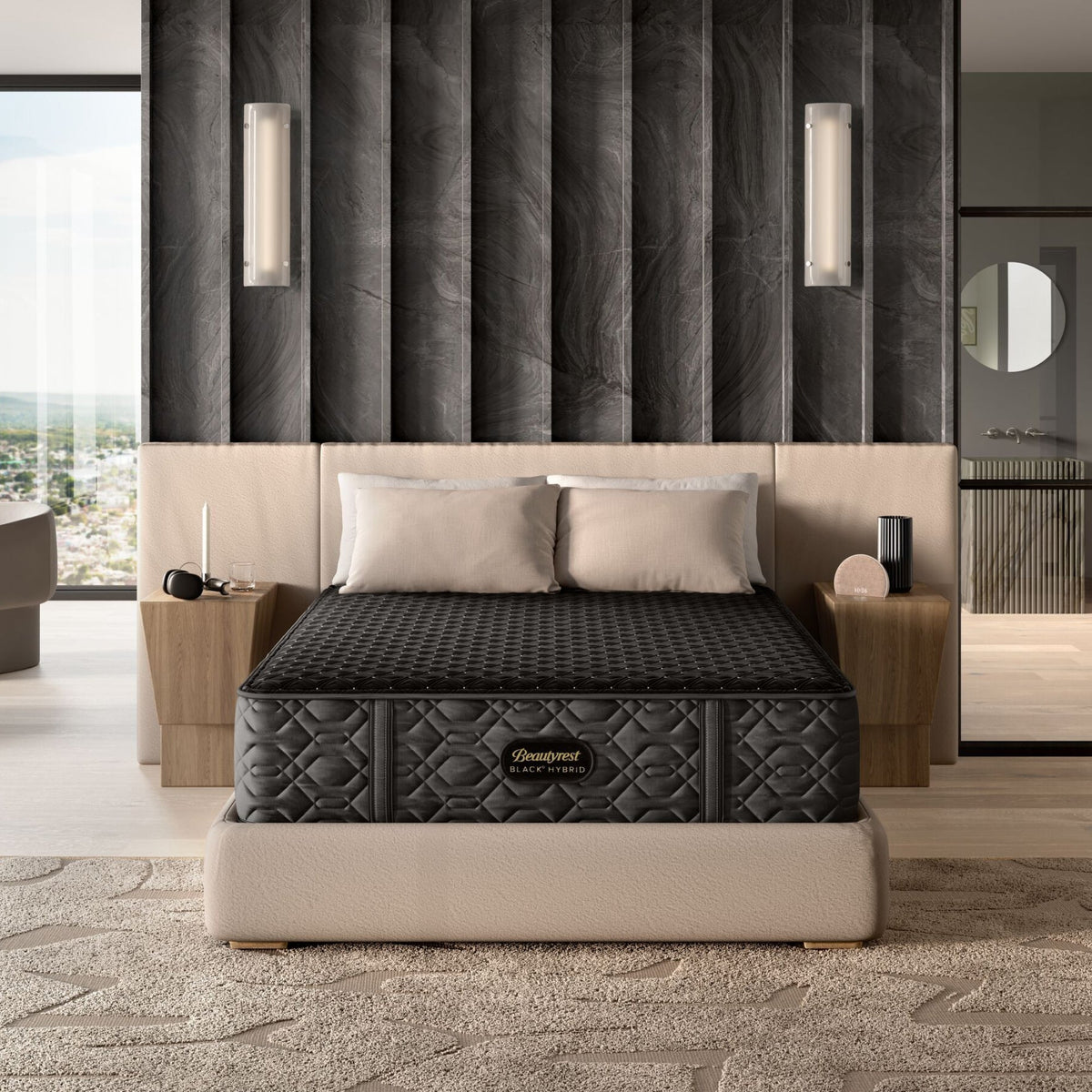 Beautyrest Black Hybrid Series Three Medium Mattress - Prioka