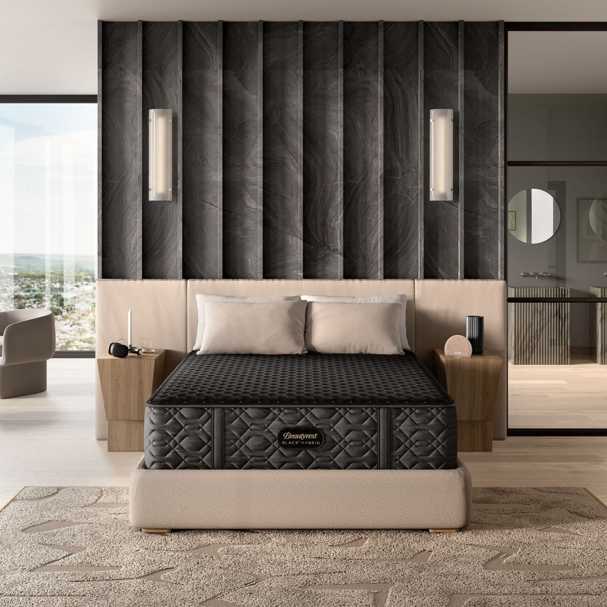 Beautyrest Black Hybrid Series Three Medium Mattress - Prioka