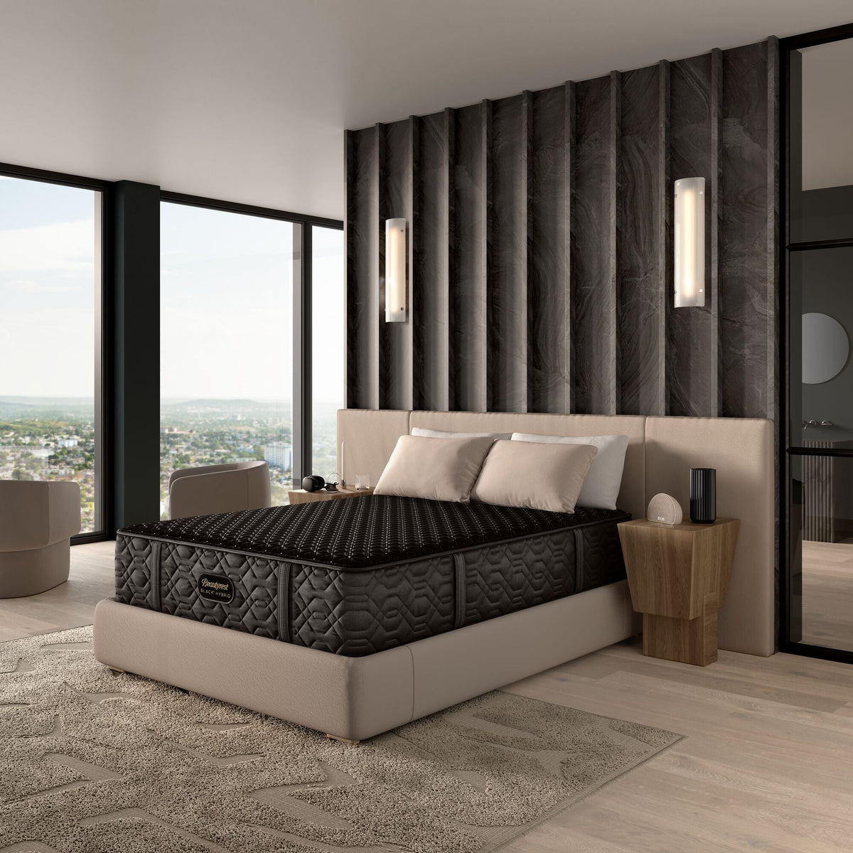 Beautyrest Black Hybrid Series Three Medium Mattress - Prioka