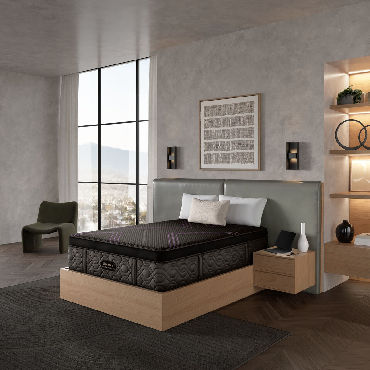 Beautyrest Black® Hybrid Series Two Medium Apex Top Mattress - Prioka