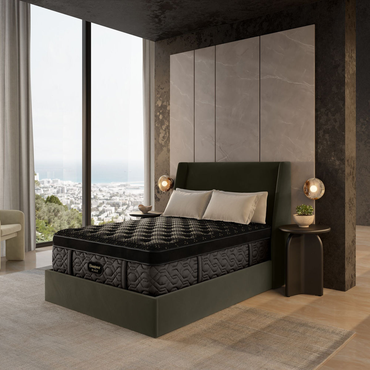 Beautyrest Black® Series Four 17.5" Firm Pillow Top Mattress - Prioka