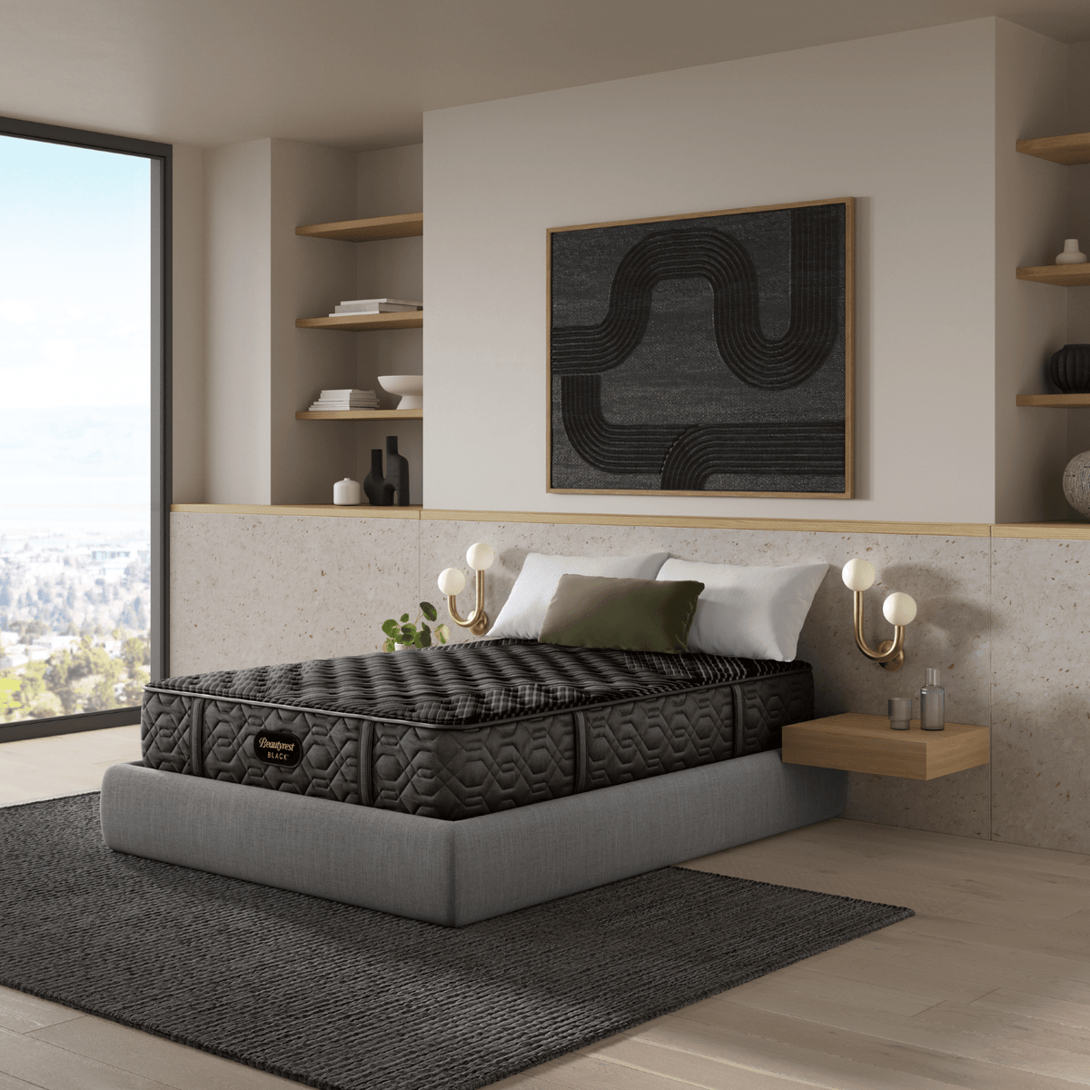 Beautyrest Black® Series One 13.5" Extra Firm Mattress - Prioka