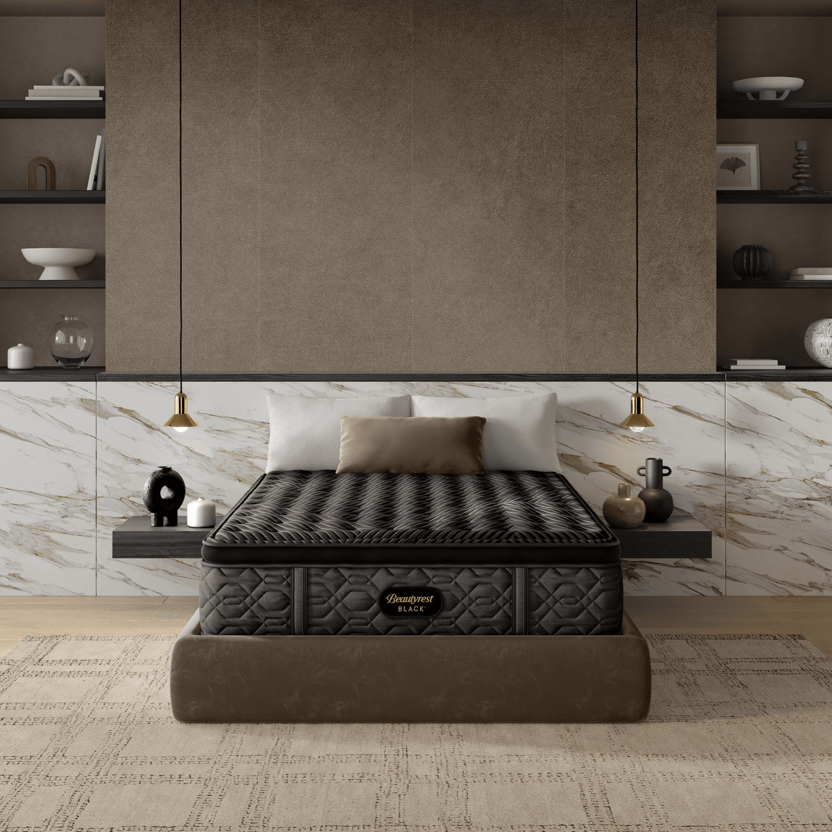 Beautyrest Black® Series One 14.25" Firm Pillow Top Mattress - Prioka