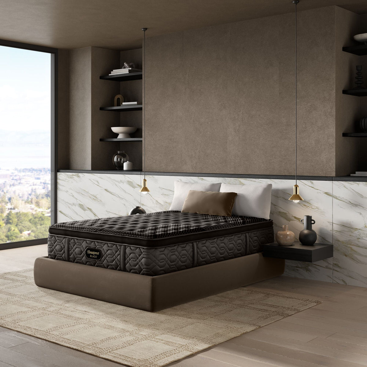 Beautyrest Black® Series One 14.25" Firm Pillow Top Mattress - Prioka