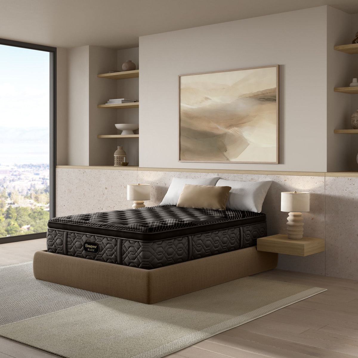 Beautyrest Black® Series One 14.5" Plush Pillow Top Mattress - Prioka