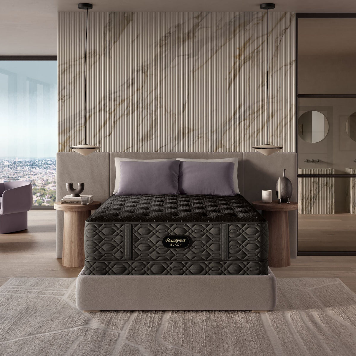 Beautyrest Black® Series Three 15.25" Medium Mattress - Prioka