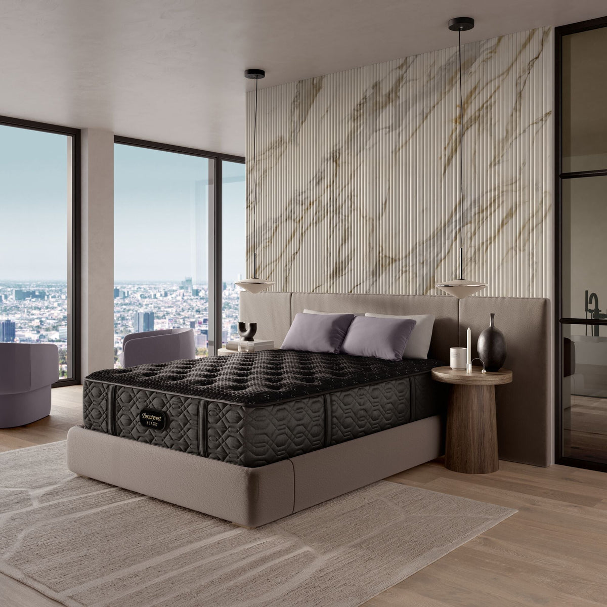 Beautyrest Black® Series Three 15.25" Medium Mattress - Prioka