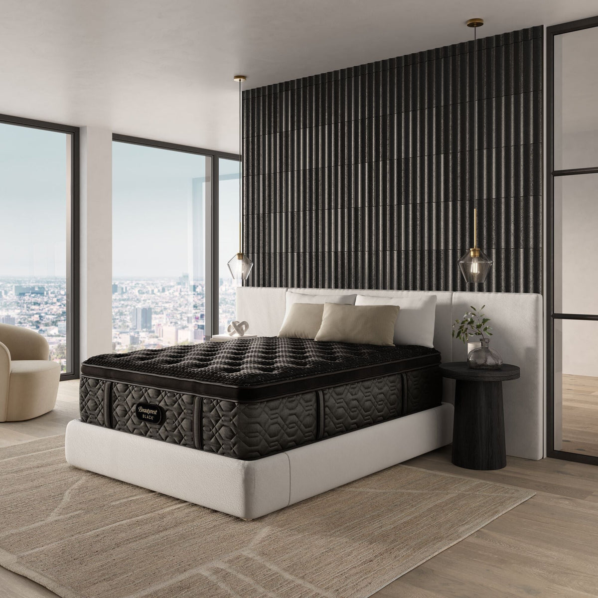 Beautyrest Black® Series Three 16.25" Medium Pillow Top Mattress - Prioka