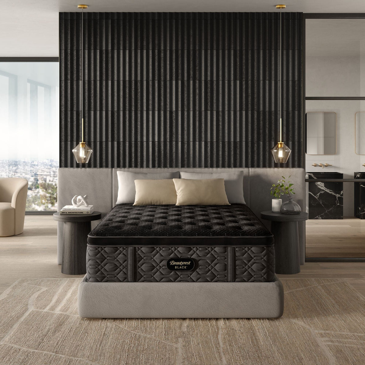 Beautyrest Black® Series Three 16.25" Medium Pillow Top Mattress - Prioka