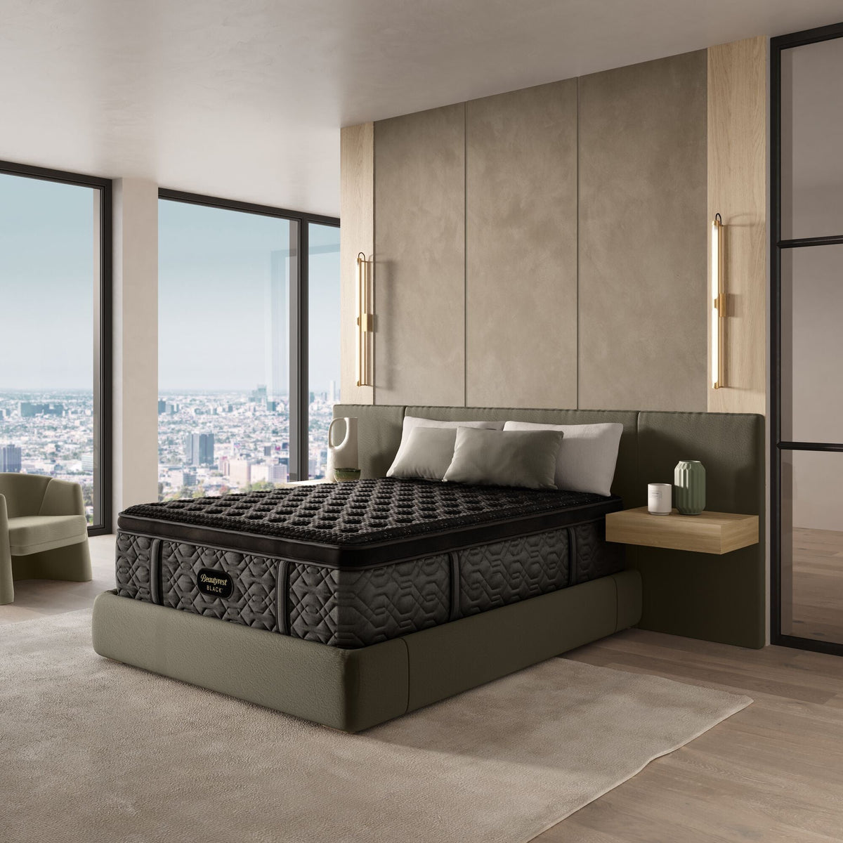 Beautyrest Black® Series Three 16.5" Firm Pillow Top Mattress - Prioka