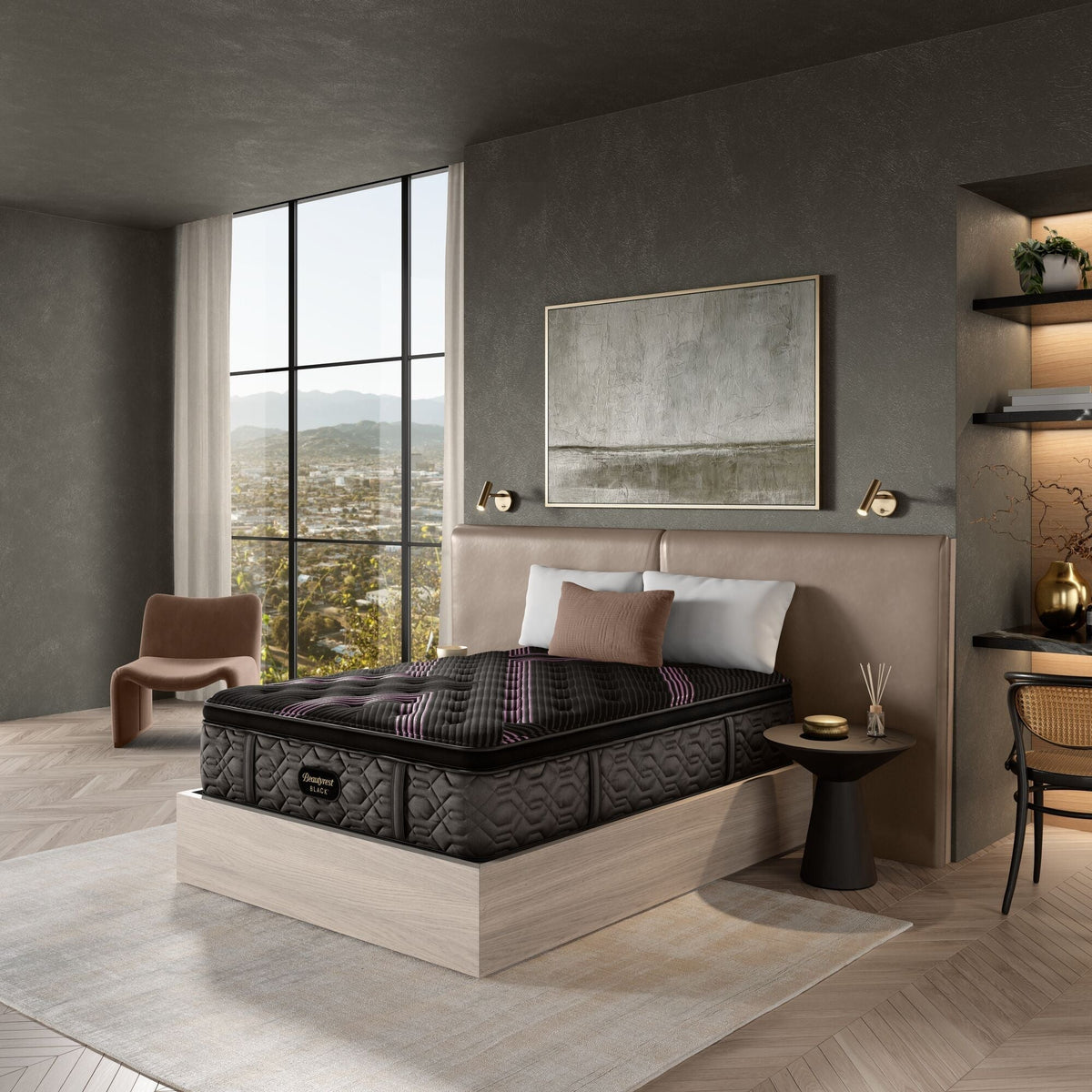 Beautyrest Black® Series Two 16.5" Medium Pillow Top Mattress - Prioka