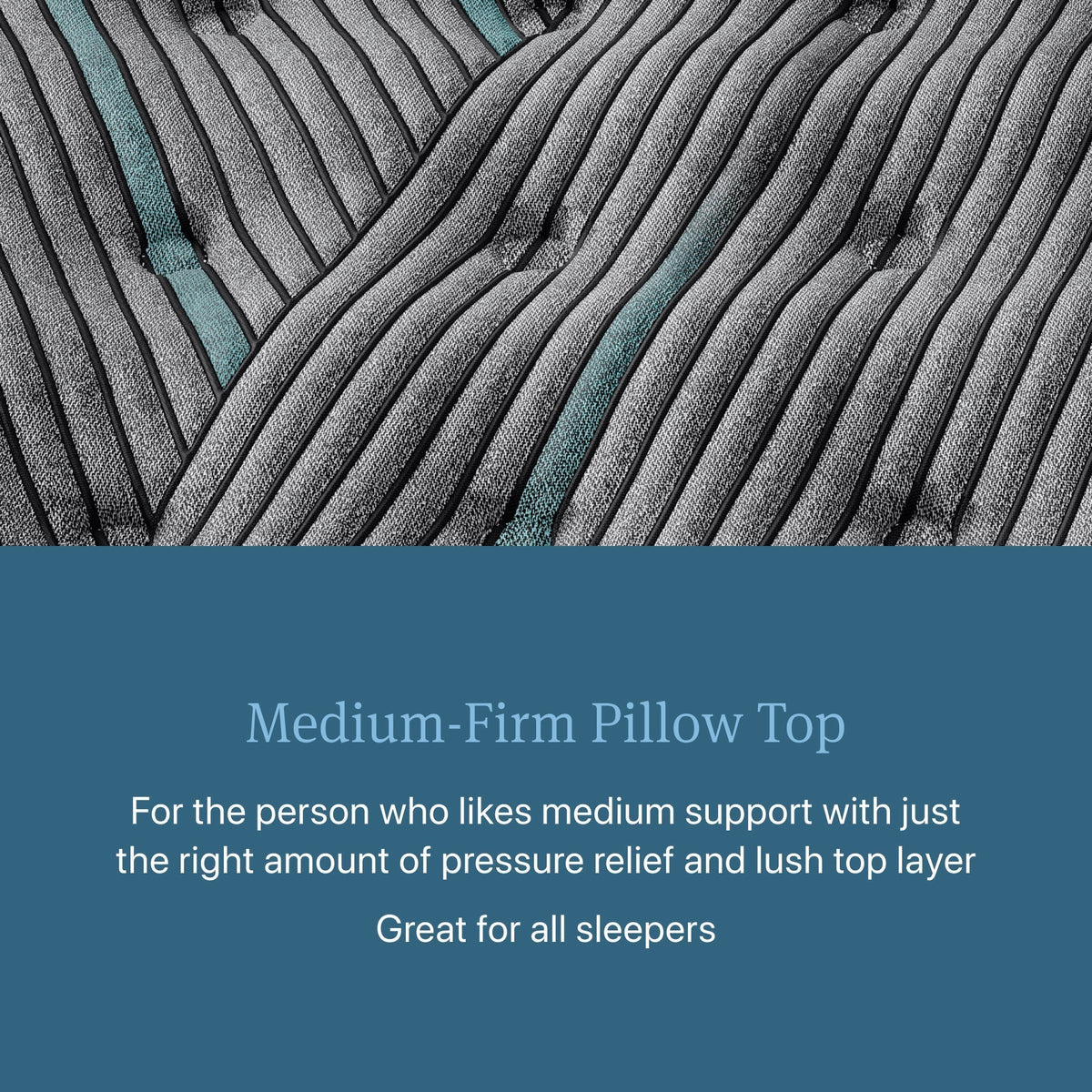 Beautyrest Core Level Two Medium-Firm Pillow Top Mattress - Prioka