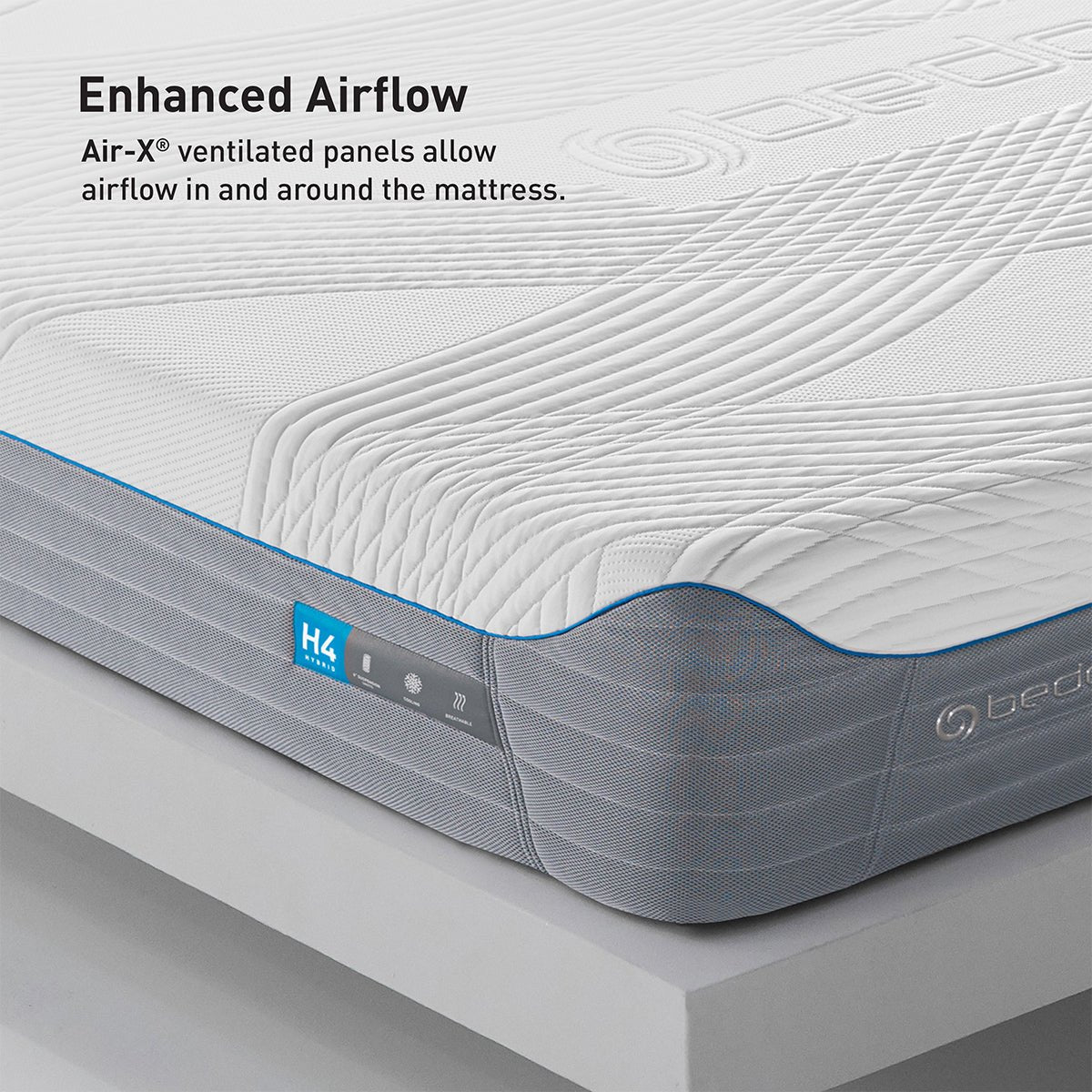 Bedgear H4 Hybrid Performance Mattress - Prioka